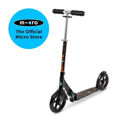 Micro Scooters Classic Black / White / Neochrome