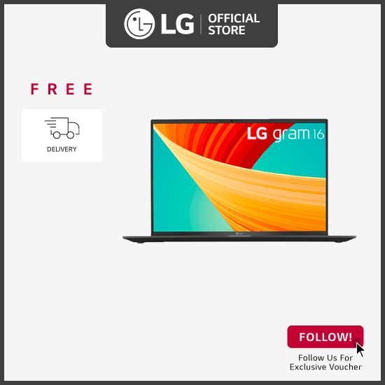 LG 16Z90R 16.0 gram laptop with 13th Gen Intel® Core™ i5 Processor, 16GB RAM / 512GB SSD + Free Delivery + Free Cleaning Kit Set* Worth $24.90