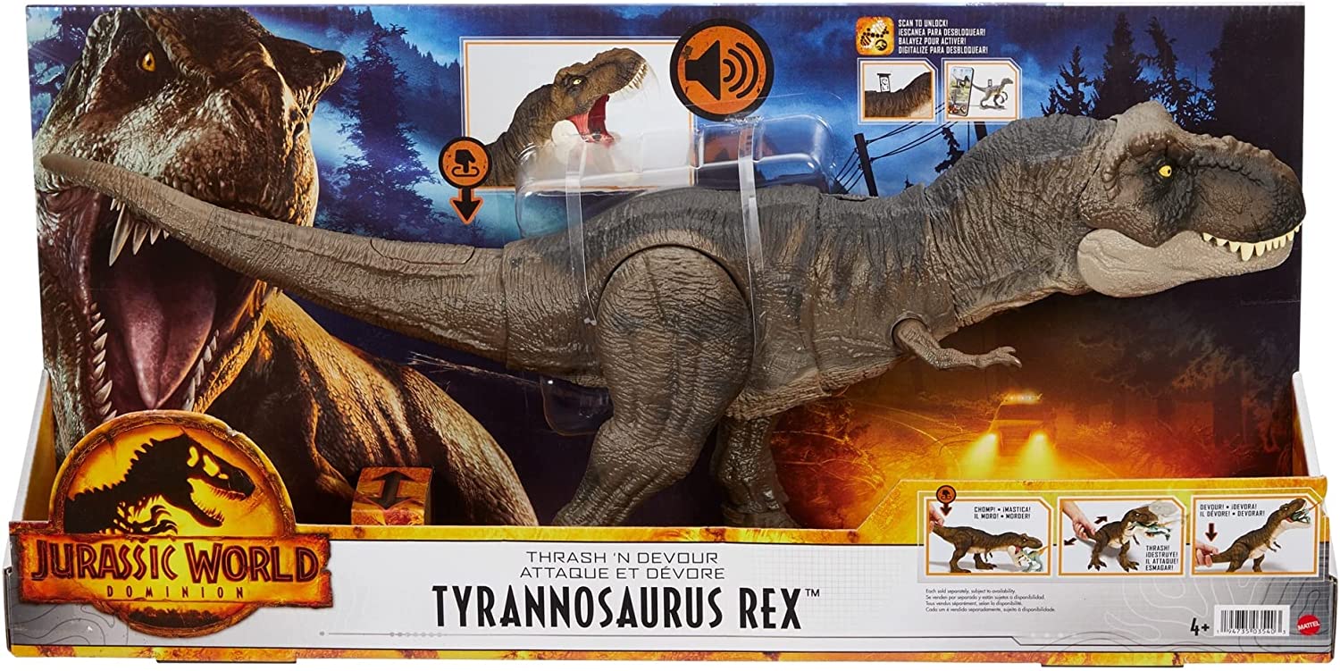 (READY STOCK) JURASSIC WORLD Thrash and Devour Tyrannosaurus Rex figure