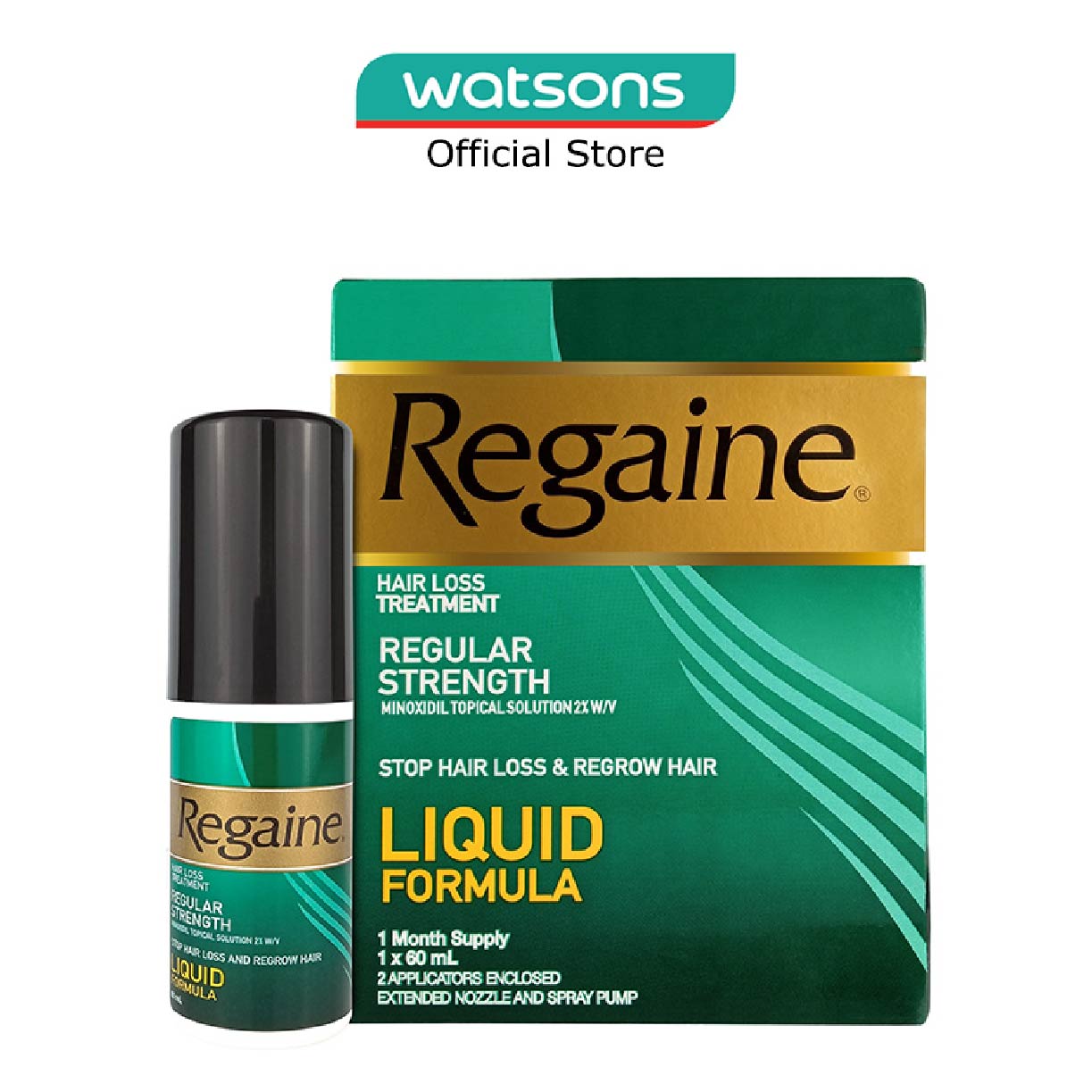 REGAINE Regular Strength 0.02 Solution 60Ml