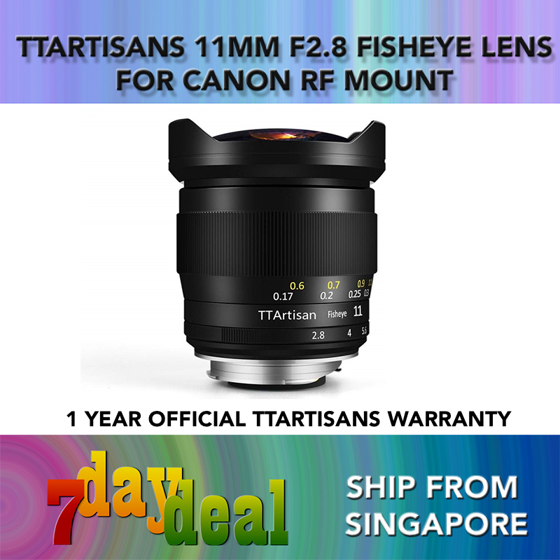 TTArtisan 11mm F2.8 F/2.8 Full Frame Fisheye Lens (Canon RF Mount)