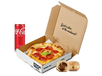 Set For 1 Lil Pan Pizza, Doughnut & Drink