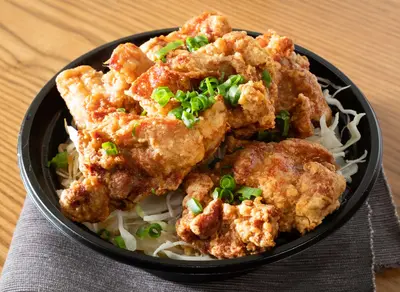 Deep-fried Chicken with Garlic Sauce Don