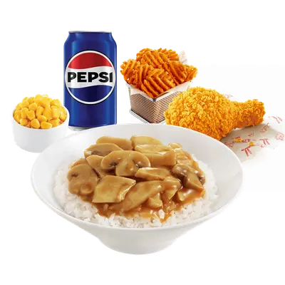 Famous Chicken + Rice Combo