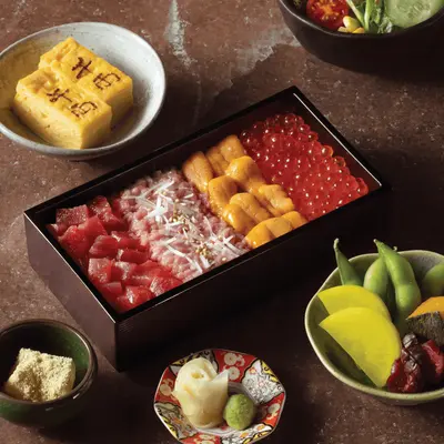 Supreme Sashimi Rice Bento