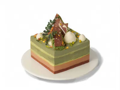 Dubai Chocolate Layer Cake (Small  Whole Contain Gluten)