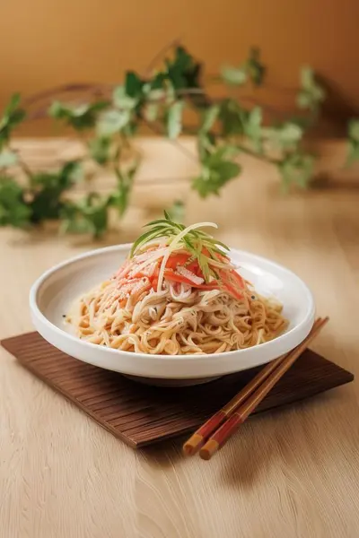 Chilled Noodles in Sesame Sauce