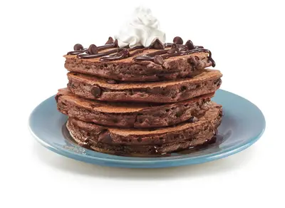 Chocolate Chocolate Chip Pancakes (4 Pcs)