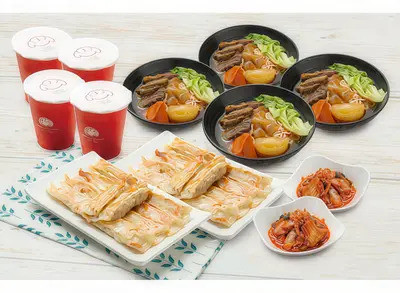 Taiwanese Simmering Beef Noodles Set for 4