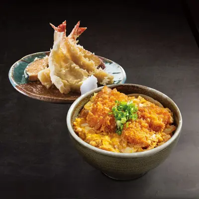 Pork Cutlet with Scrambled Eggs