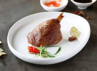 Marinated Goose Leg