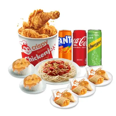 Bucket Combo for 3 With Drinks (3 Cups)