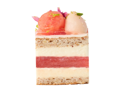 Watermelon Lychee Layer Cake (Rare Sugar) (Petite)