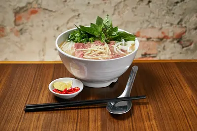 Ginger Beef Noodle Soup (Pho Ha Noi)