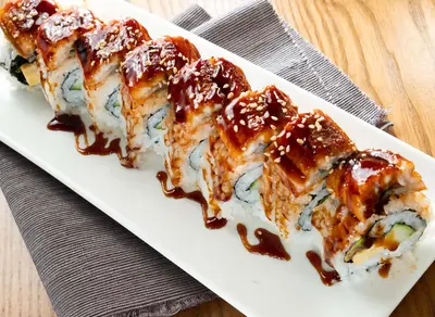 Avocado Eel Sushi Roll